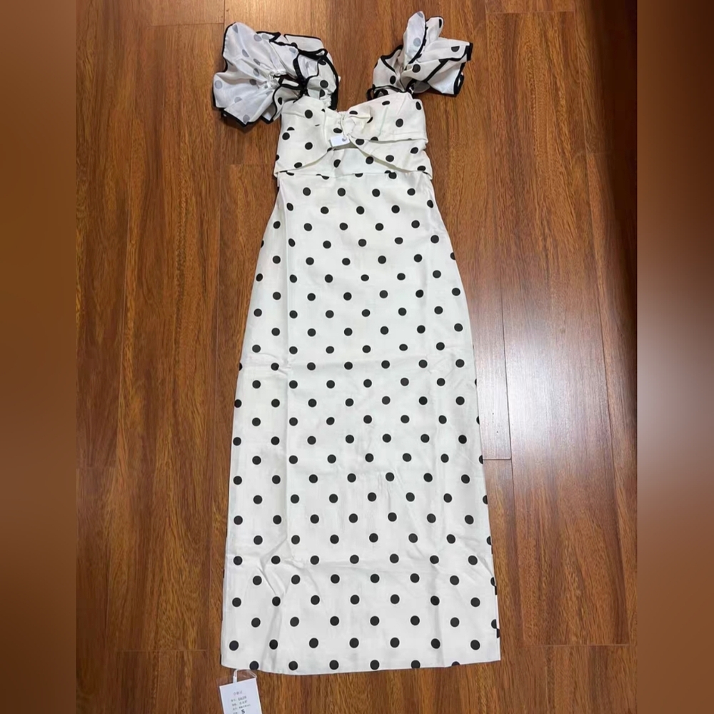 Polka Dot Sleeveless Dress